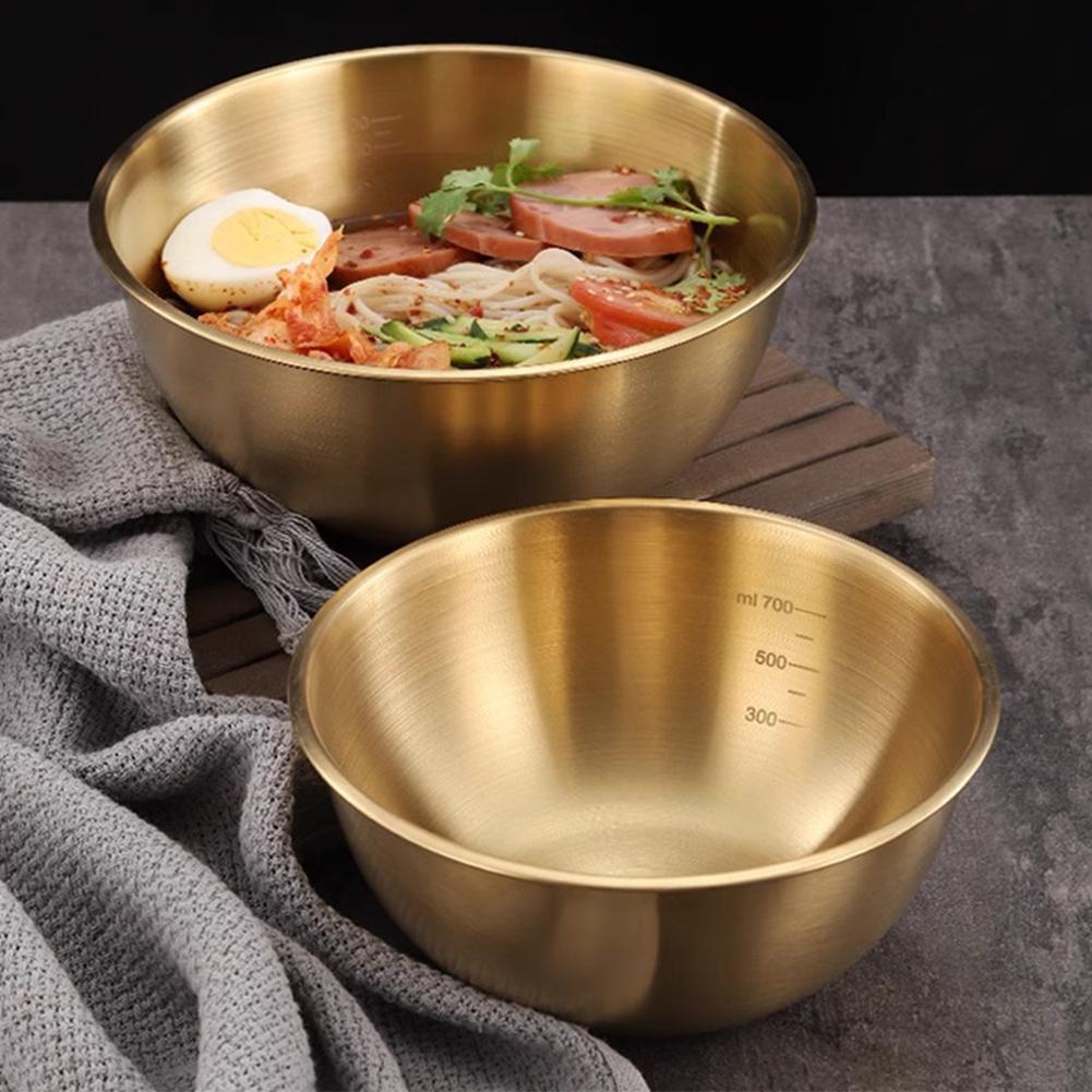Food Storage Meals - 17CM 1/2 Stück Edelstahl Silber Salatschüssel