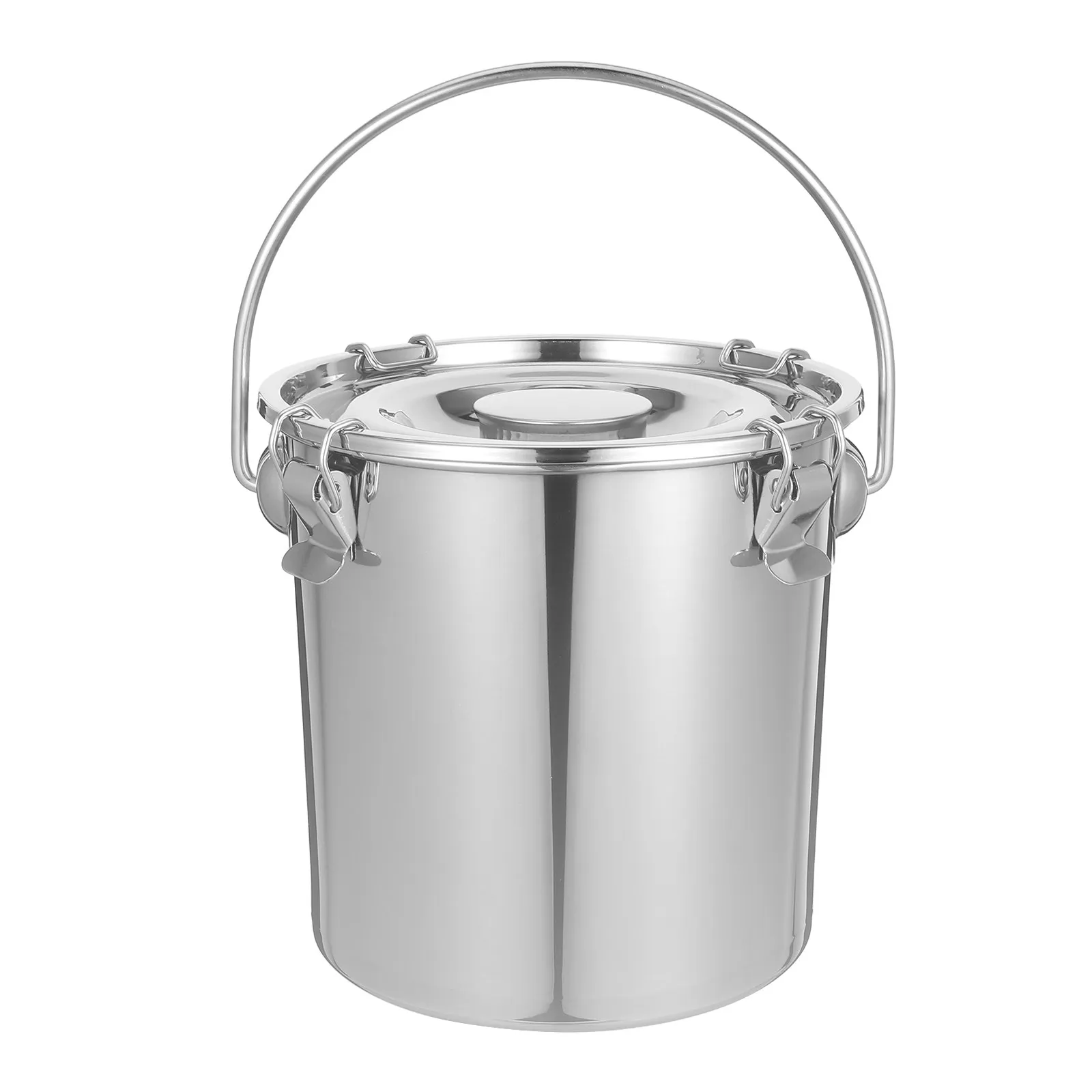 Food Storage Containers - Tragbarer, versiegelter Milcheimer aus Edelstahl, lebensmittelechter