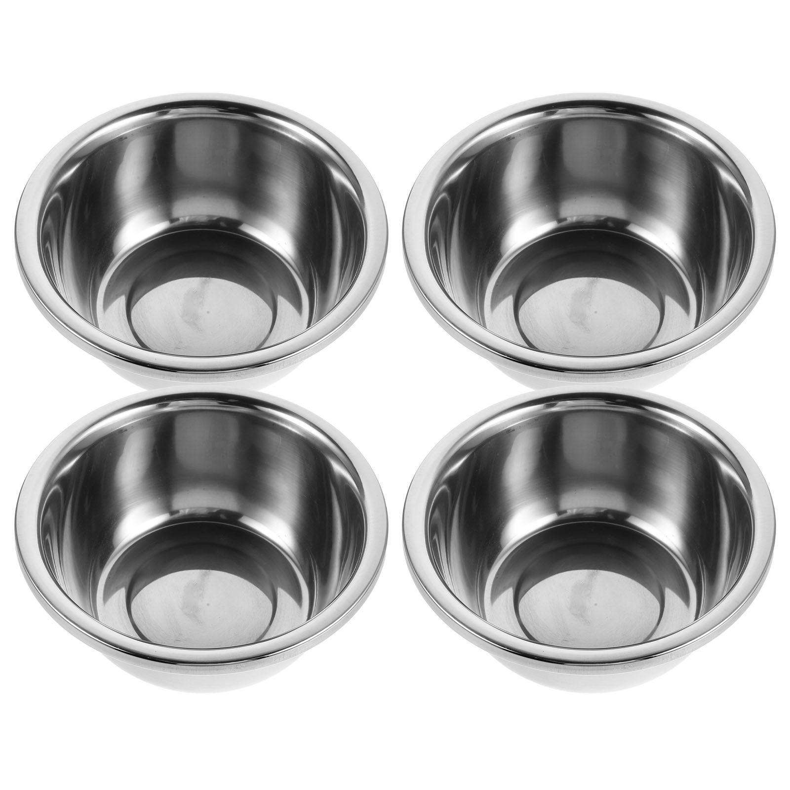 Food Storage Meals - 4-teiliges Set aus robusten Edelstahl-Rührschüsseln für