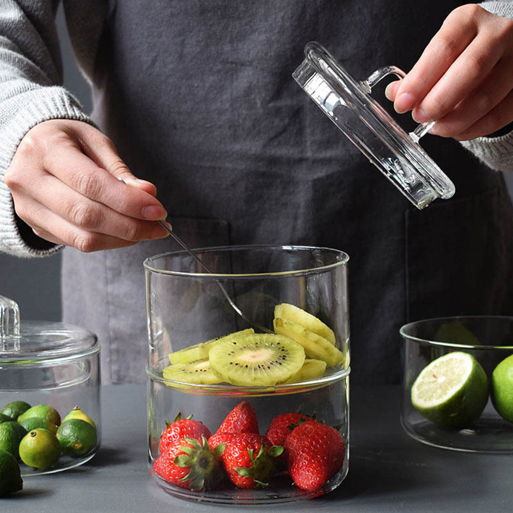 1 Set transparente Glas-Salats – Food Storage Containers Bewertung und Preis