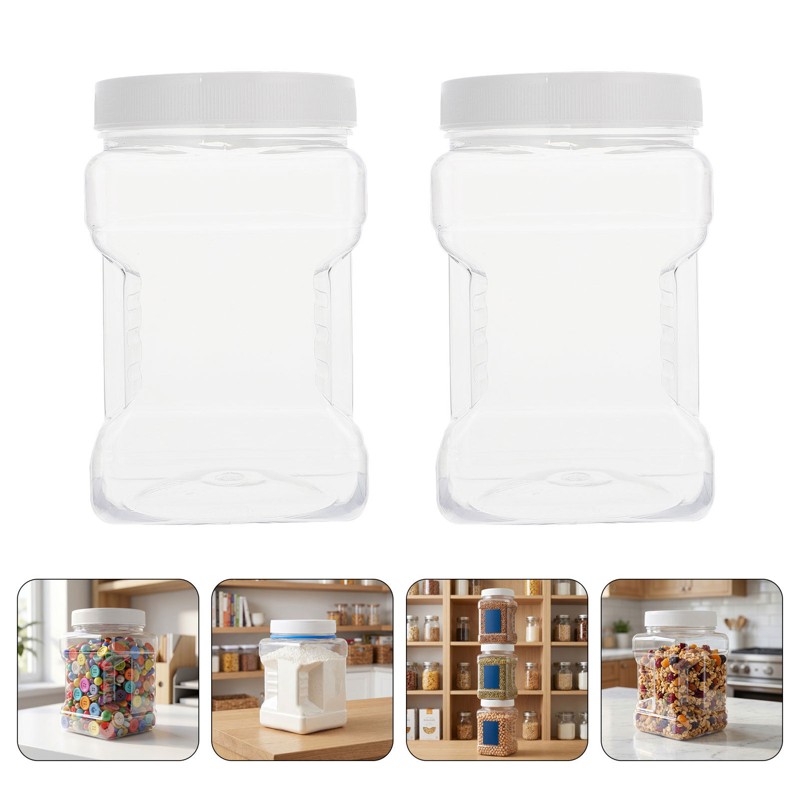 6 Stück transparente Vorratsdo – Food Storage Containers Bewertung und Preis