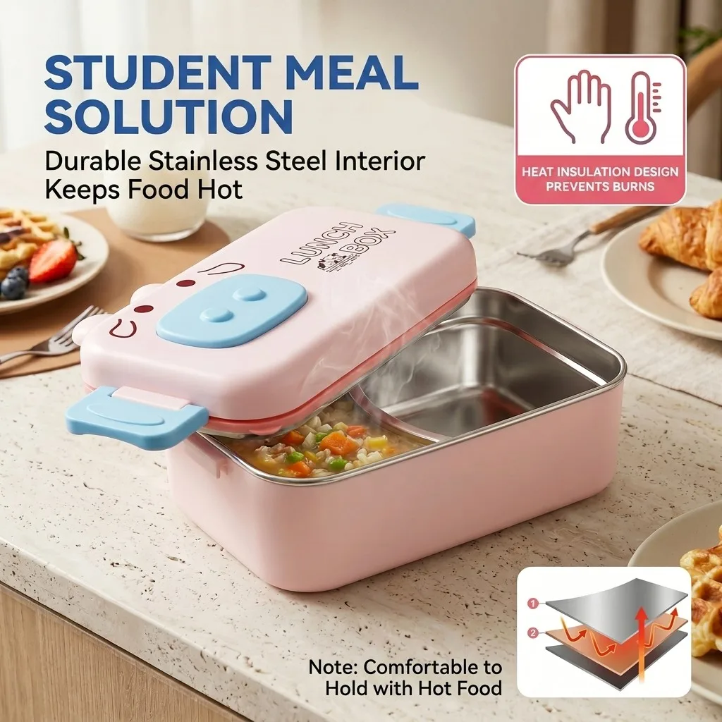304 Edelstahl Bento-Box für Ki – Food Storage Oven Safe Bewertung und Preis