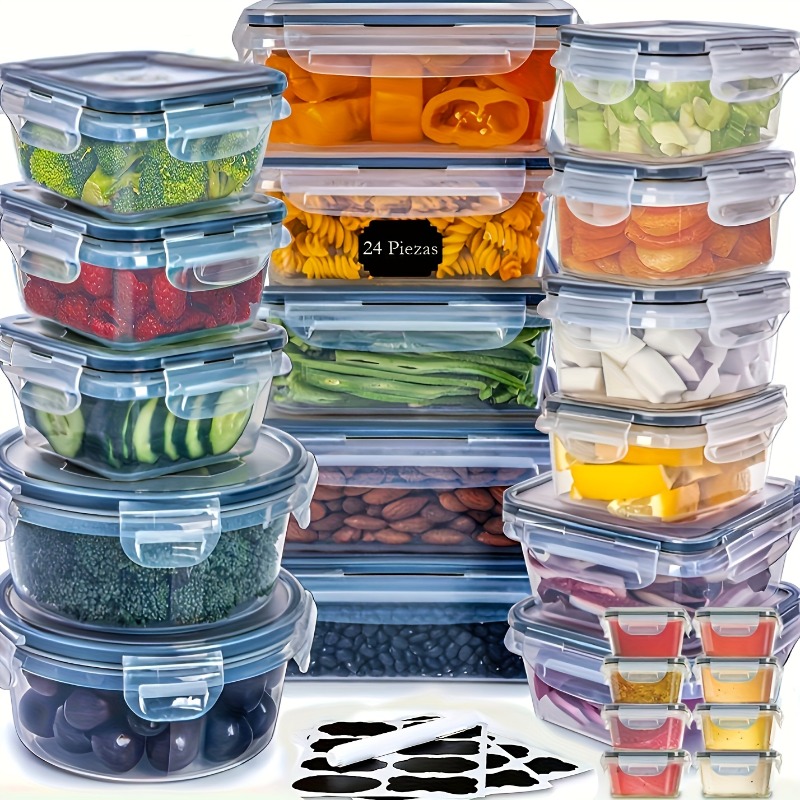 48-teiliges BPA-freies Lebensm – Food Storage Labels Bewertung und Preis